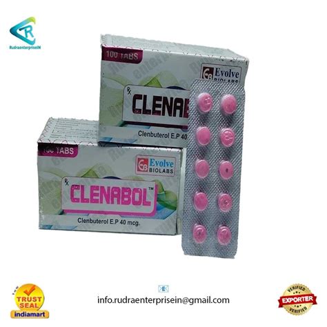 Clenbuterol Clenabol 40 Mcg Tablet At Rs 800box Steroids In Surat