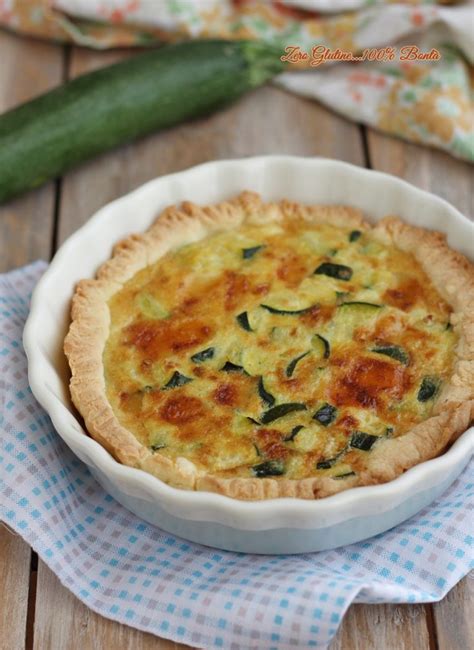 Quiche di zucchine e formaggio ricetta facile con pasta brisè