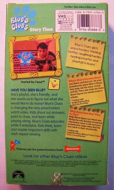 Blue S Clues Play Along With Blue Story Time Vhs Video Ebay 32096 The Best Porn Website