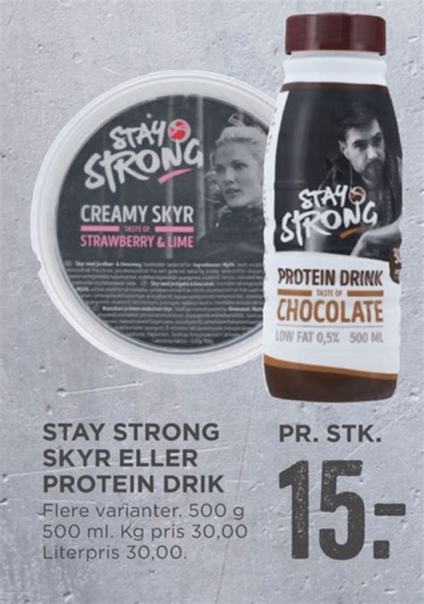 Stay Strong Proteindrik Chokolade Tilbud Hos Meny