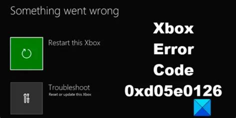 Fix Xd E Xbox Error Code