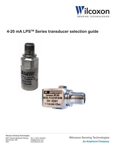 PDF 4 20 MA LPSTM Series Transducer Selection Guide Portion Of The