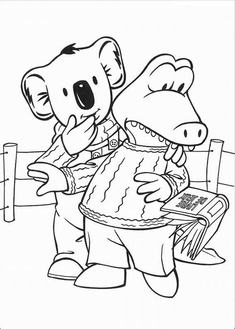 The Koala Brothers Coloring Pages