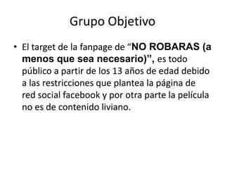 No Robaras Fanpage PPT