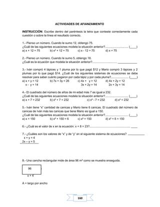 Gu A De Matem Ticas Para Grado Bloque Pdf