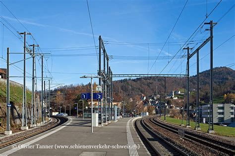 Bild Bahnhof Lichtensteig Schienenverkehr Schweiz Ch