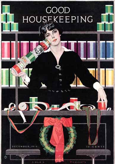 Coles Phillips Good Housekeeping December 1916 Copyright Sex Appeal