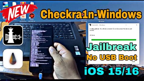 Checkra1n Windows New Jailbreak Ios 16 7 Ios 12 Rootless Not Usb Boot