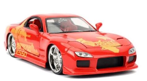 Jada Toys 124 Fast And Furious Orange Julius Jls Mazda Rx 7 Metal Model Car Ebay