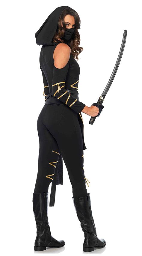 Sexy Stealth Ninja Costume Sexy Ninja Costume Sexy Black And Gold