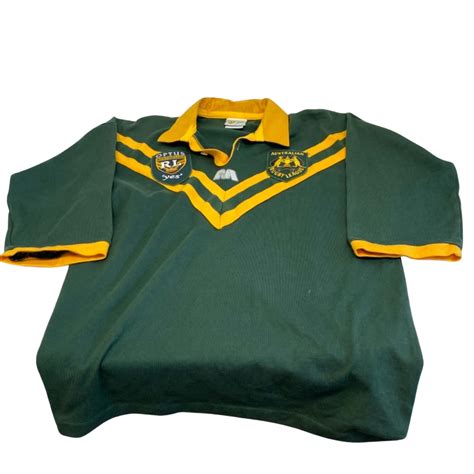 Vintage 1990s M Sport Australian Rugby League Kangaroos Jersey 3xl 120cm