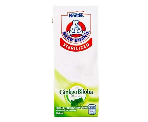 Nestlé Bear Brand Sterilized Ginkgo Biloba 200mL