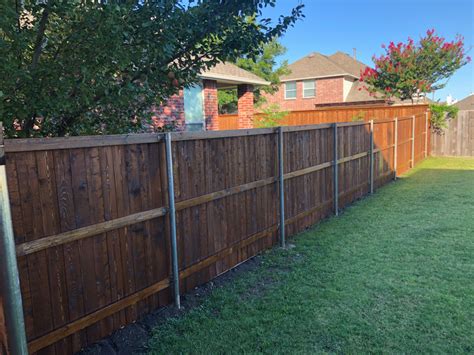 Build New Fence Cedar The Colony Texas Plano Frisco Mckinney Celina Prosper Traditional