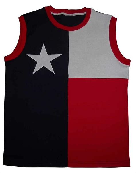 Texas Flag Adult Sleeveless T Shirt Clothing