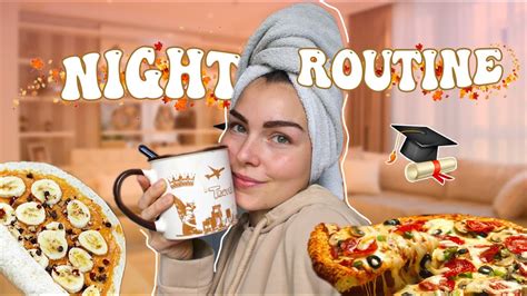 MA NIGHT ROUTINE APRÈS LES COURS FALL AUTOMNE 2021 Sport Food