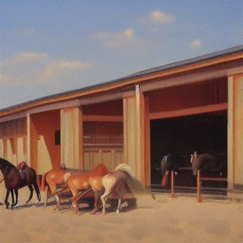 Horse Stables Ai Generated Artwork Nightcafe Creator