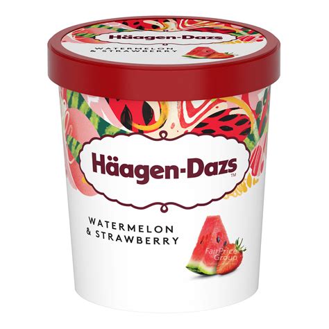 Haagen Dazs Ice Cream Watermelon Strawberry Ntuc Fairprice