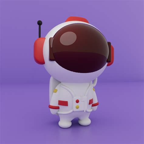 Descargar Archivo Stl Gratis Ready To Print Peque O Astronautamodelo