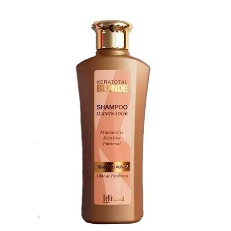 Shampoo Iluminador Keratotal Blonde Rubios Bellissima 270 Ml