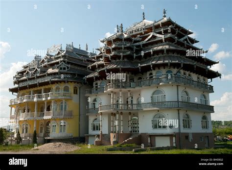 Roma Gypsy King House Campia Turzii Romania Eastern Europe Stock Photo - Alamy