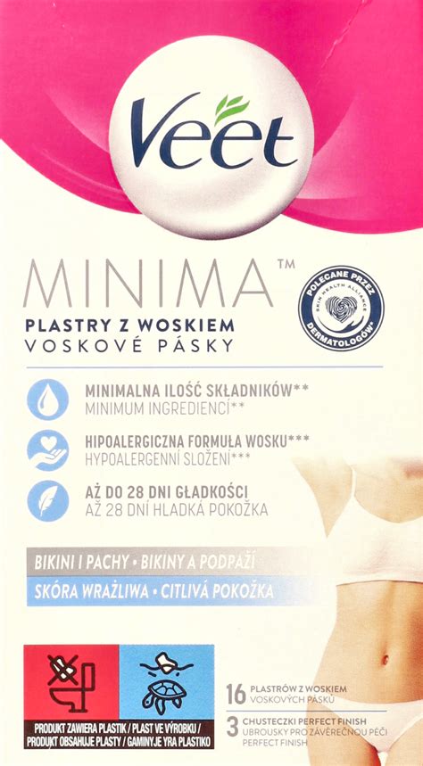 Veet Plastry Z Woskiem Do Depilacji O Elowej Formule Bikini I