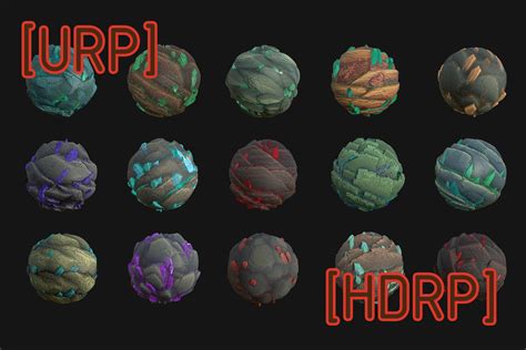 Urp Hdrp Pack Stylized Texture D Textures Materials Unity