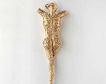 Angel Statues Metal Sculpture Sexy Nude Metal Torso Wire