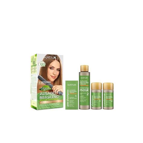 Kativa Vegan Brazilian Straightening Kit 12 Weeks