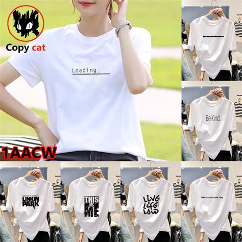 shop codm white cotton  size korean fashion  great discounts