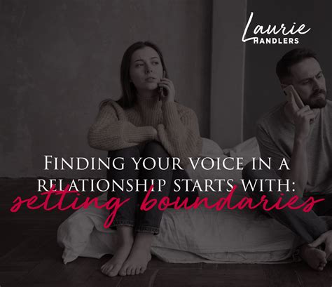 Setting Boundaries In Relationships Finding Your Voice