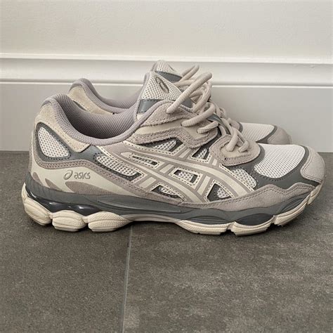 Asics Gel Nyc Creamoyster Grey Us10 Worn A Depop