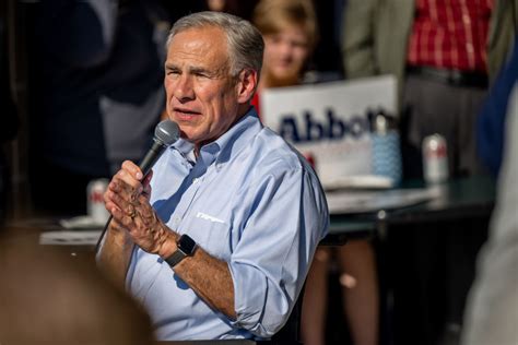 Republican Governors Greg Abbott Of Texas Ron DeSantis Of Florida