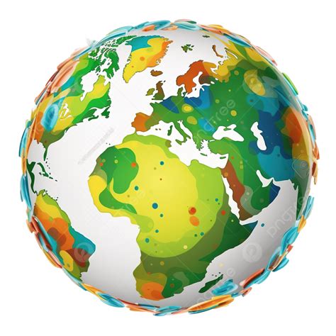 Earth Ball Graphic Isolated Png Earth World Global Png Transparent