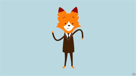 Design Story Dancing Fox In A Suit By Stephanie Boxold