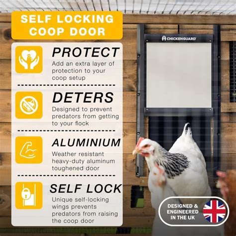 Chickenguard Porte De Poulailler Autobloquante L Preuve Des