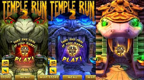 Temple Run 2 Lost Jungle VS Frozen Shadows VS Blazing Sands Android