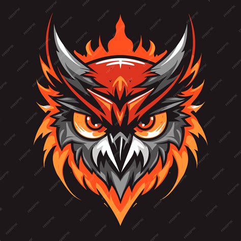 Premium Vector Fire Owl