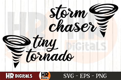 Storm Chaser Tiny Tornado Mommy And Me Graphic By HRdigitals Creative