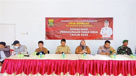 Pemdes Semplak Tuntas Gelar Sosialisasi Dana Desa 2023 Sukabumizone