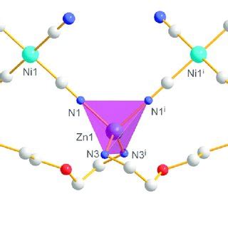 The Coordination Environment Of The Zn II Ion In 1 H Atoms Are Omitted