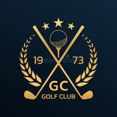 Crossed Golf Clubs Retro Design Stock Illustrations 43 Crossed Golf