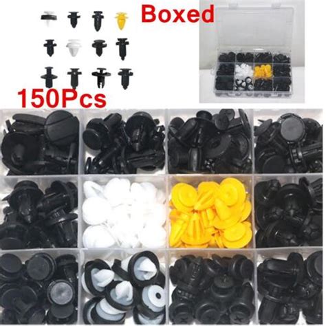 150pcs Car Body Plastic Push Pin Rivet Fasteners Trim Panel Moulding Clip Kit 929131077210 Ebay