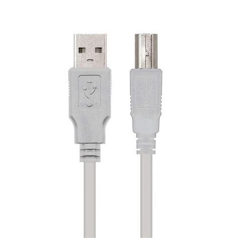 Nanocable Cable Impresora Usb Tipo A B Macho Macho M Beige