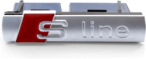 S Line Grill Embleem Audi Logo Badge A3 A5 RS Chrome