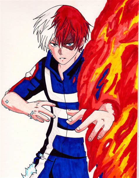 Shouto Todoroki By Lenbeezy On Deviantart