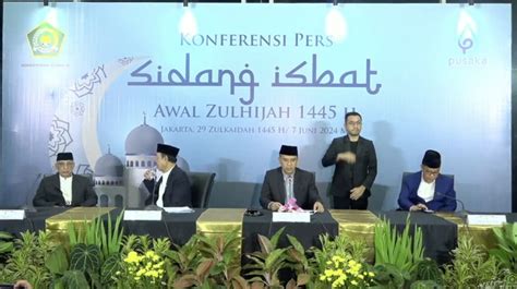 Pemerintah Umumkan Idul Adha 2024 Jatuh Pada 17 Juni Independen