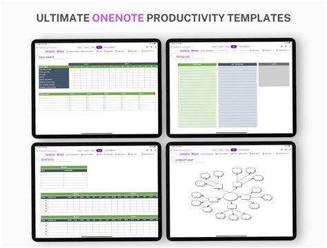 Onenote Digital Planner Onenote Template Project Planner Onenote Project Management Onenote