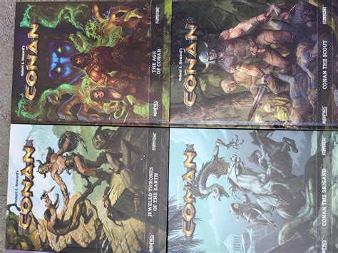 Conan RPG Modiphius Huge 15 Book Lot Age of Conan Roleplaying ...