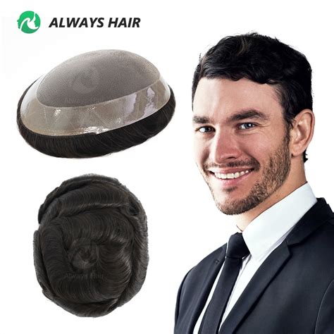 Tup De Alta Calidad Para Hombre Peluca De Cabello De M Ltiples Tama Os