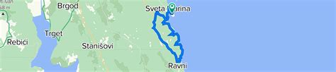 Kroatien Sveta Marina Nach Kroatien Sve Cycling Route Bikemap